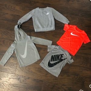 Bundle of 4 2T boys Nike Tops